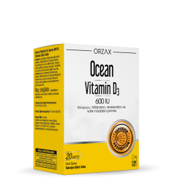 Orzax Ocean Vitamin d3 600 